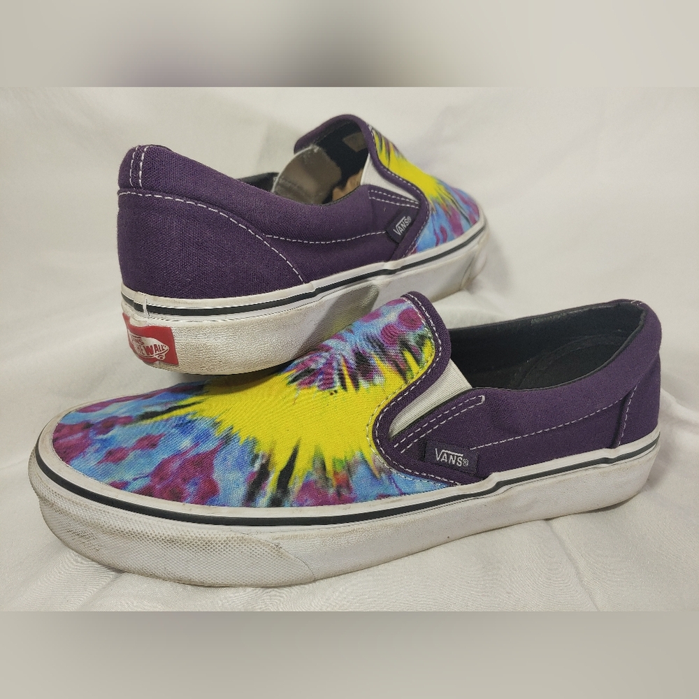 Vans Multicolor Tie-Dye Skater Slip-On Men's 7.5 Women's 9 - Picture 9 of 11